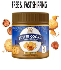 Keto Cookie Butter Spread - No Sugar Added, Gluten Free, Low Carb Specu