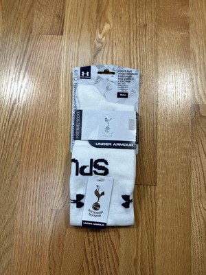 Under Armour EPL Tottenham Hotspur Football Club OTC Soccer Socks Med White