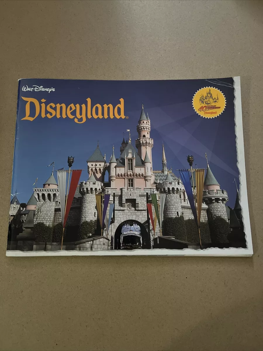 Vintage Walt Disney’s Disneyland 1995 Souvenir Book- 40 Years of Adventure
