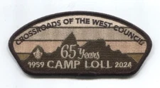 CSP FROM CROSSROADS OF THE WEST COUNCIL - SA-65-CAMP LOLL- 2024