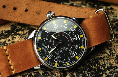 Men's Watch 3602 Wings Wristwatch Mechanical Vintage Big Watch USSR