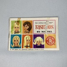 Vintage The World of Barbie Fashions by Mattel Book Booklet 1966 Francie Catalog