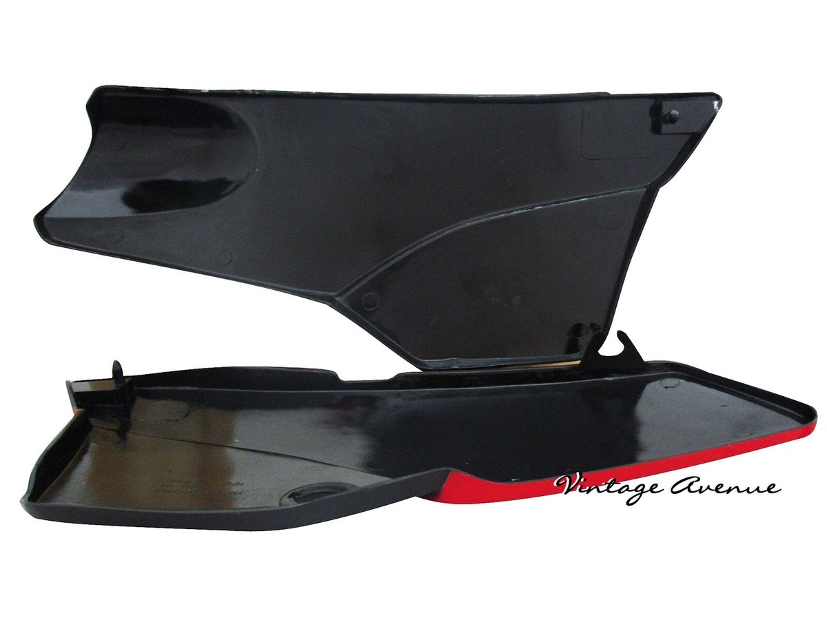 YAMAHA DT125 DT175 ENDURO SIDE COVER PANEL 18G-21711-00 RED | eBay