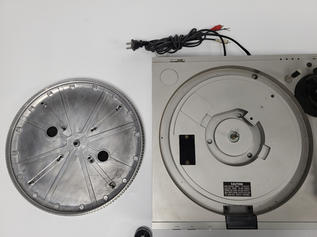 Sansui FR-D40 Automatic Turntable Direct Drive Parts (Light, No