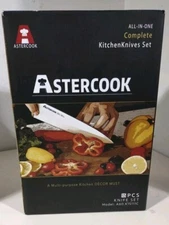 Astercook All In One Complete Kitchen knife set - 15 Piece Set Model A60.K15111C