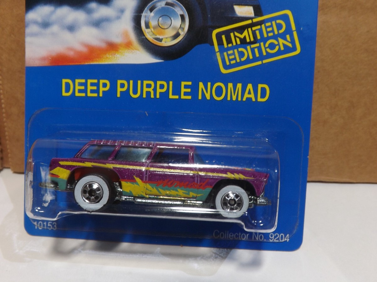 1992 Hotwheels Blue Card Deep Purple Nomad Limited Edition 1/64