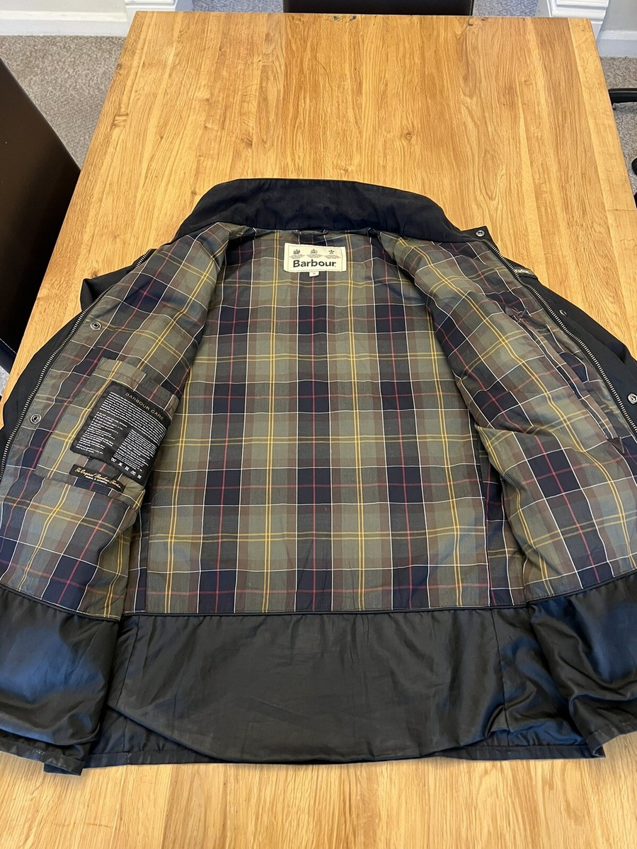 【新品未使用】Barbour ブラック USED】BARBOUR BLACK WAX JACKET-MEDIUM-毎日を楽しく豊かにする