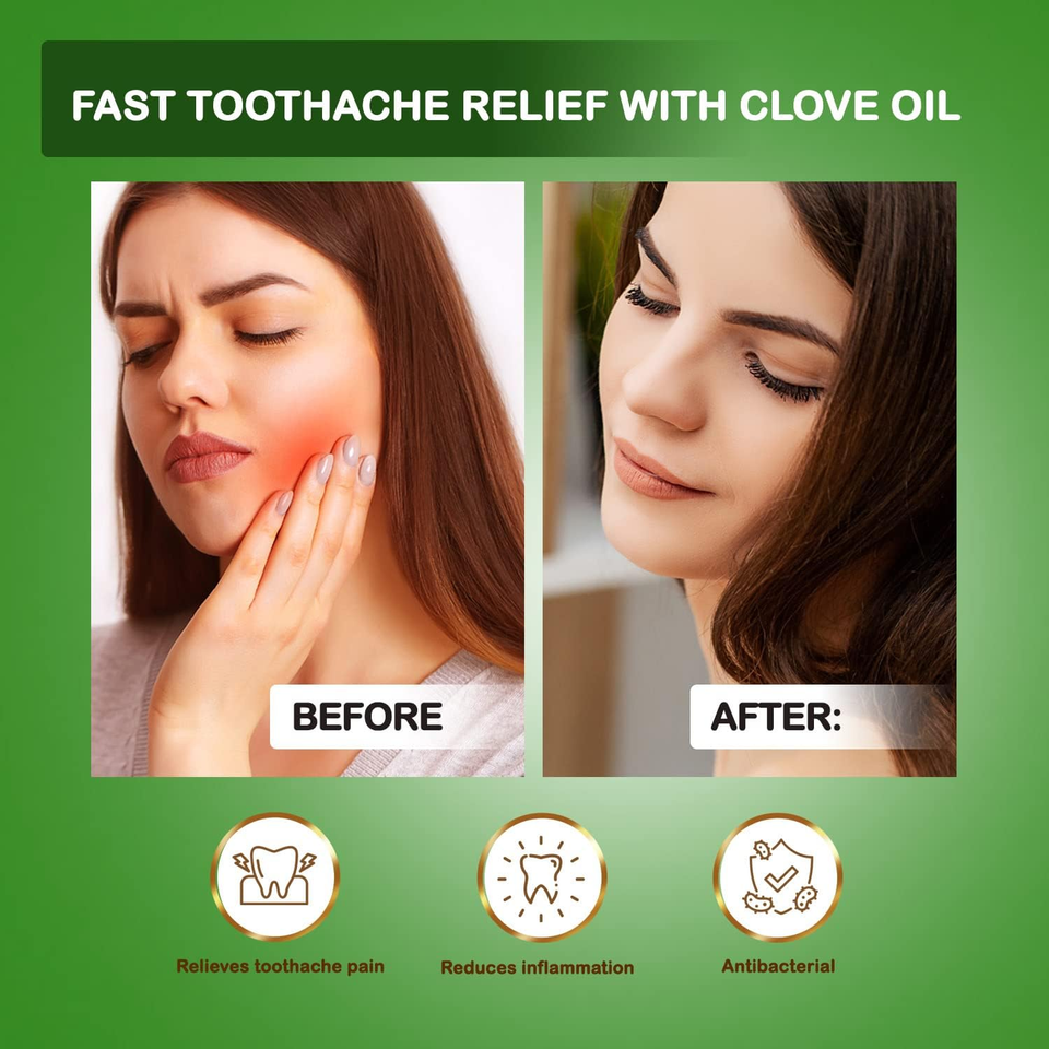 NPOW Clove Oil for Toothache Pain Relief, Cloves Oil Oil of Cloves for Toothac eBay