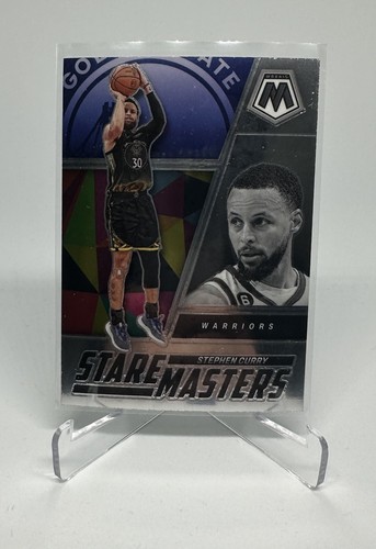 Stephen Curry [Gold] #3 2022 Panini Mosaic Stare Masters card
