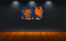 POSTER BILD XXL POP ART MAGNUM REVOLVER TROMMEL PISTOLE WAFFE  BIS 150x90