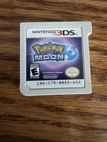 Pokemon Moon Nintendo 3DS Cartridge Only Tested Working Authentic EUC