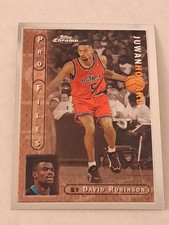 1996-97 Topps Chrome Pro Files by David Robinson JUWAN HOWARD #PF-12