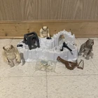 Empire Strikes Back Hoth Imperial Attack Base, 2 Wampas & Tauntaun, 1980, No Box