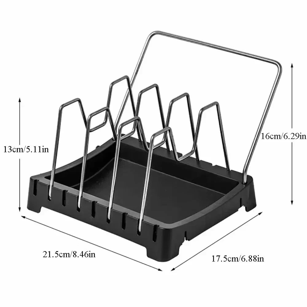 Cabinet Organizer Expandable Adjustable Steel Rack for Pots Pans Kitchen Storage
Opens in a new wind