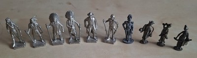 10 x Metallfiguren aus Überraschungseiern   Ü-Ei Konvolut Sammlung - gebraucht