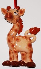 Giraffe Personalized Christmas Tree Ornament