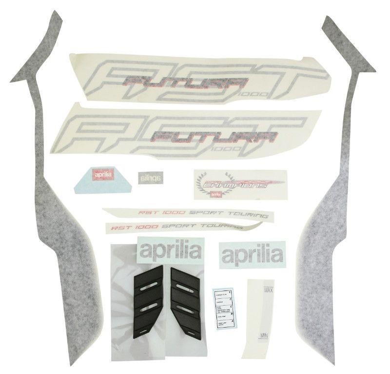 Jeu de déco Aprilia RST 1000 Futura 2001 graphismes officiels haute résistance