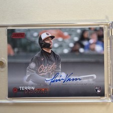 2023 TOPPS STADIUM CLUB BASEBALL AUTOGRAPH RED #SCBA-TV TERRIN VAVRA RC 43/50