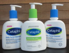 Cetaphil Daily Facial Cleanser & Moisturizer - 3 piece set - 8 oz each