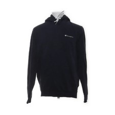 Champion, Kapuzenpullover, Größe: L, Blau, Baumwolle/Polyester, Print #MQO