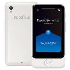 Portable Voice Translator Pocketalk S2 Plus 92 Languages White eSIM Business