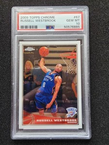 2009 TOPPS CHROME RUSSELL WESTBROOK /999 #67 PSA 10 GEM MINT