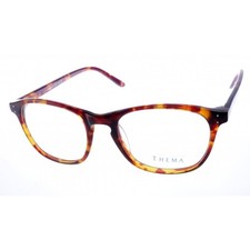 THEMA Brille Herren Damen  Havanna Rund T-274 Kunststoff