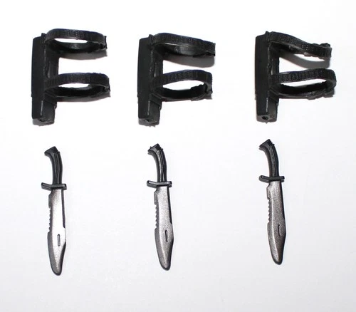 PURGE 936 - Alpha Snake Eyes Knife Lot - GIJOE CLASSIFIED SERIES 6" Scale 1/12