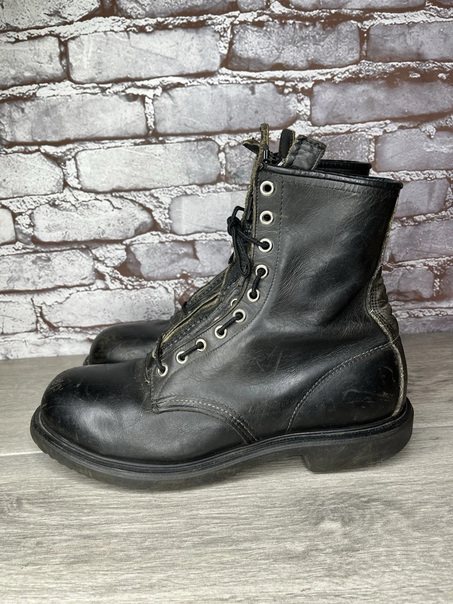 Black Red Wing Shoes Ankle Boots for Men for Sale | Shop New  display picture 3
