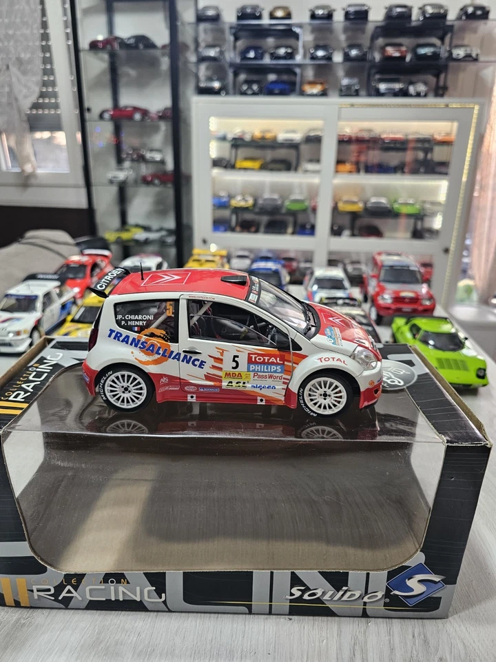 Citroën C2 Super 1600 P. HENRY/JP. CHIARONI #5 2004 1:18 Solido - Immagine 2 di 4