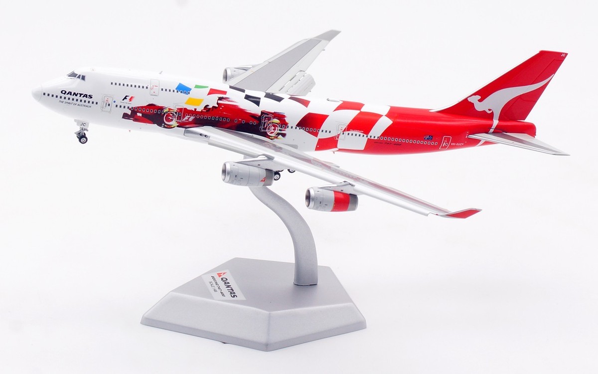 1:400 HX Model Qantas Airways Boeing B747-400 VH-OJC Diecast