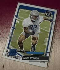 2023 Panini Donruss Football Brian Branch Rated Rookies #328 RC Detroit Lions