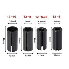 4pcs Router Bit Conversion Collet Chuck Adapter Suitable for Engraving Machines