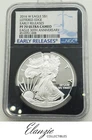 2016-W Proof American Silver Eagle Early Releases Lettered Edge 30th NGC PF70