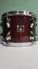 tama superstar   super mahogany 12" x 8" deep tom 80s japan