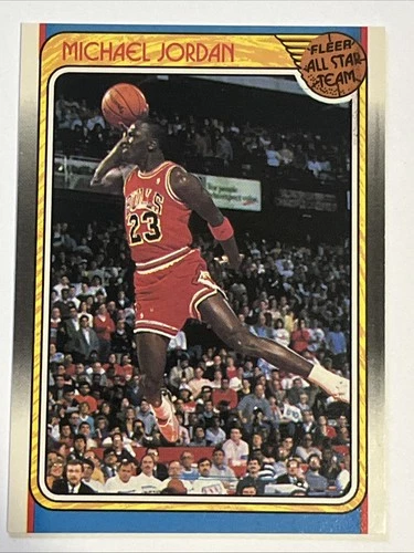 🔥 1988-89 Fleer #120 Michael Jordan All-Star Team 1988 Beautiful Pack Fresh