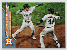 2020 Topps Update Houston - We Have Liftoff Father's Day Blue /50 #U-7 Astros