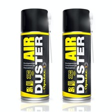 Oputec 2 x 400ml Oputec Air Duster - spray sprężonego powietrza, myjka ciśnieniowa do komputera