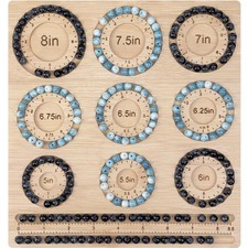 Bead Boards for Jewelry Making, Bamboo Beading Board for Jewelry Bracelet Mak...