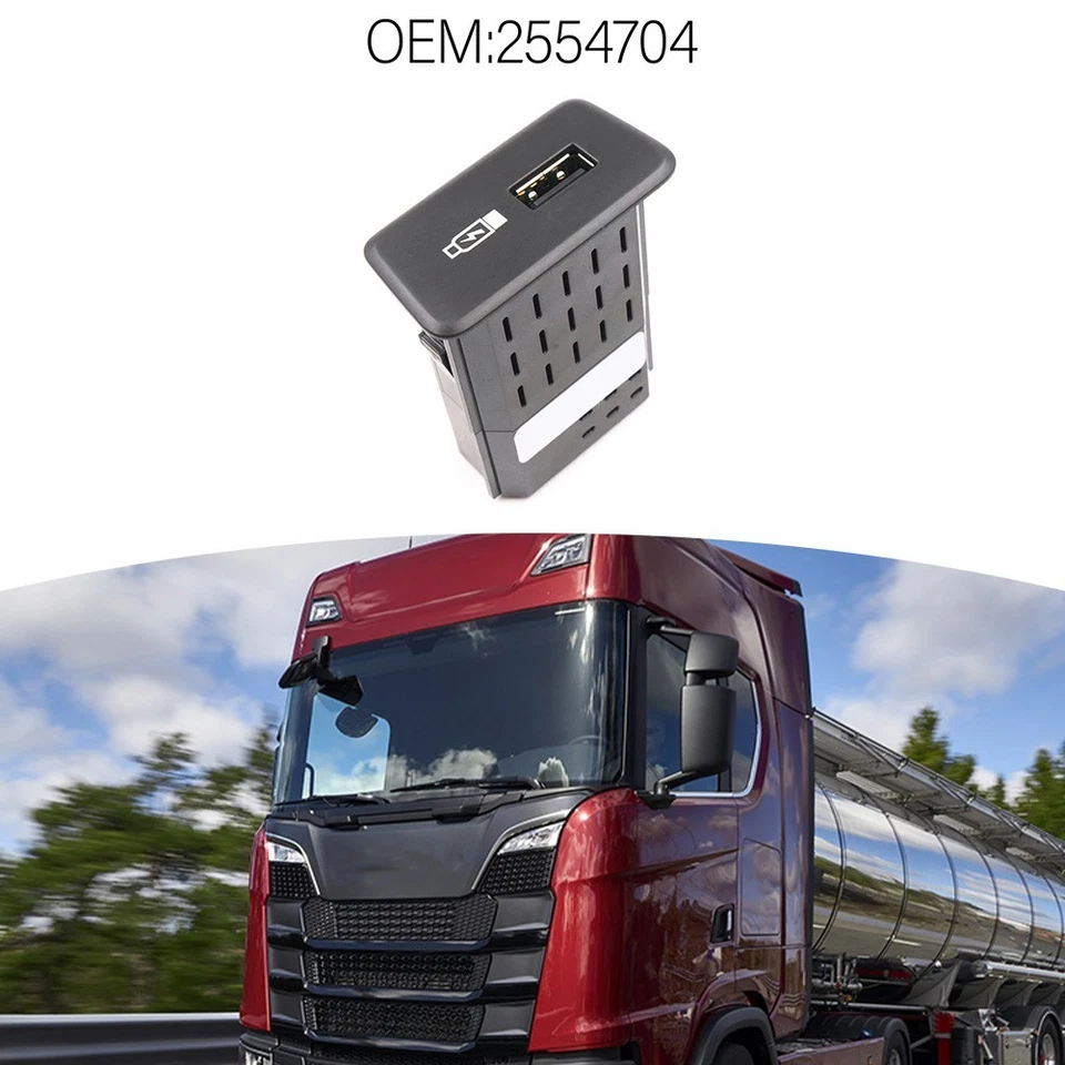 Robust USB Port Socket for Scania R Cars OEM Code 2554704 for Smooth Operation - Image 2 of 4