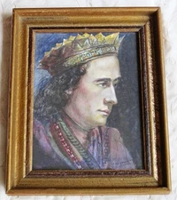 Richard III King of England 1482 - 1485 Portrait Pastel Mixed Media