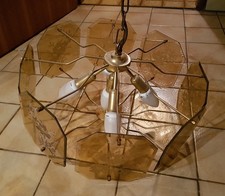 E27 Deckenleuchte Wohnzimmer Esszimmer Landhausstil Deckenlampe Kristallglas