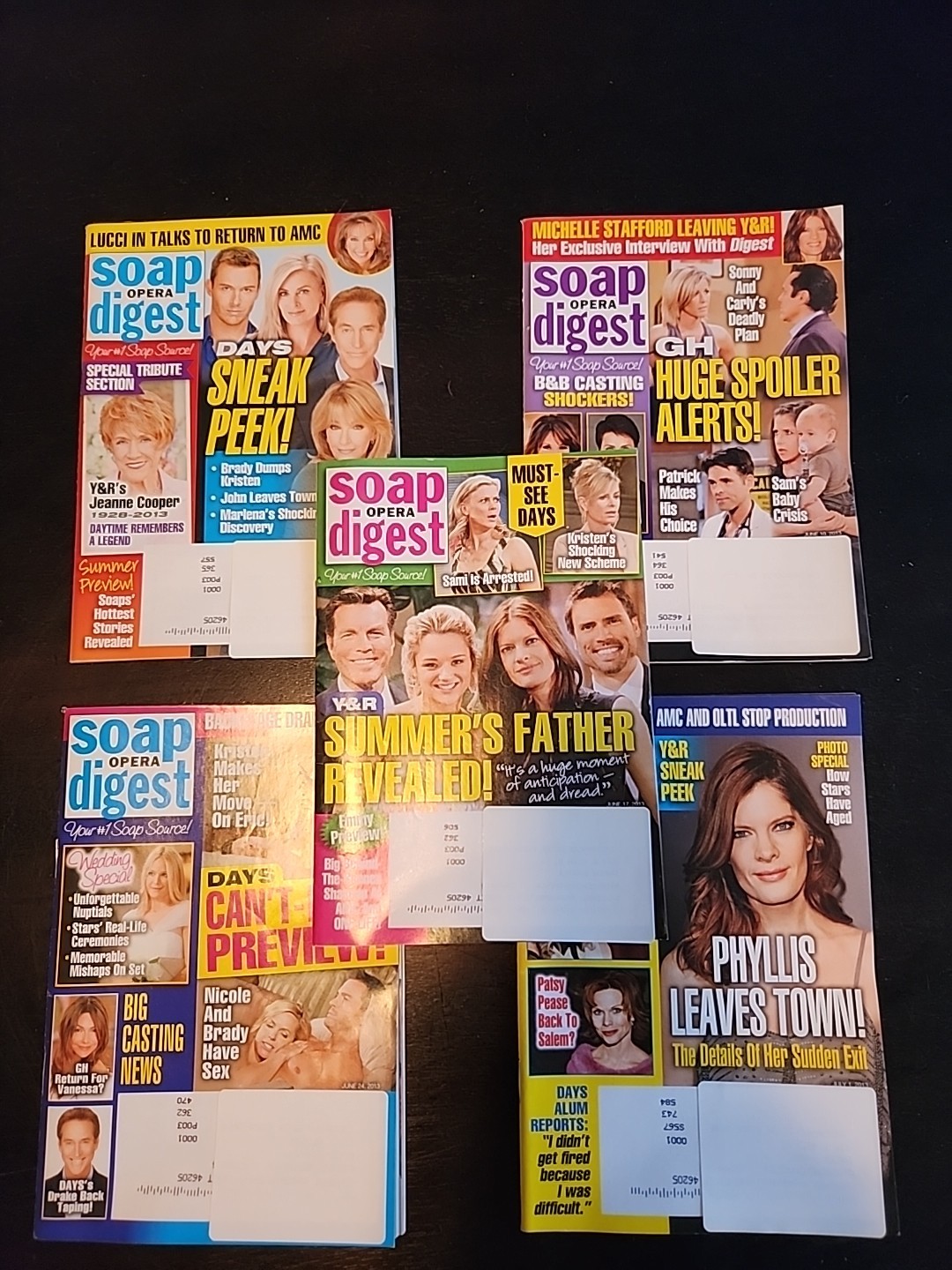 Soap Opera Digest 5-Pack June 3, 2013 To July 1, 2013
