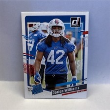 Panini Donruss Rated Rookie Dorian Williams #309 Buffalo Bills NFL Football Card. rookie card picture