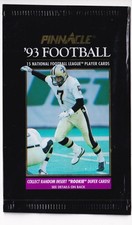 Pinnacle 1993 Football Empty Wax Pack Foil Wrapper Morten Anderson Pinnacle 1993 Football Empty Wax Pack Foil Wrapper Morten Anderson