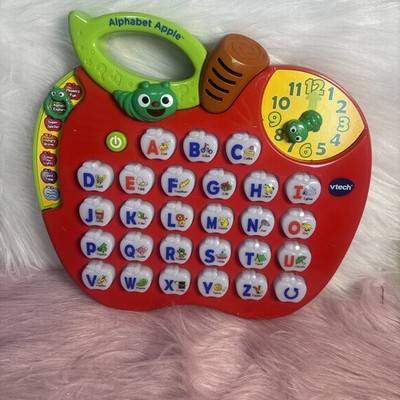Vtech Alphabet Apple TESTED Preschool Learning Toy ABC Phonics Lights Music 1390