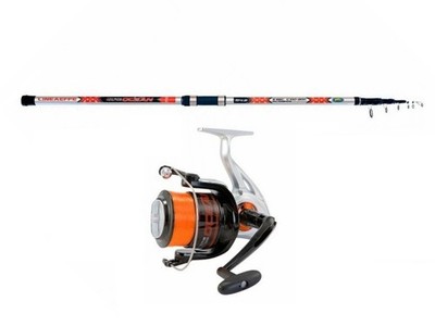 Lineaeffe Combo Ocean 4,20m / 100-200g Brandungsrute + Rolle + Schnur Set