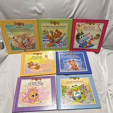Jim Henson's Muppet Babies Hardcover Illustrated Books Lot Weekly Reader 1986-87