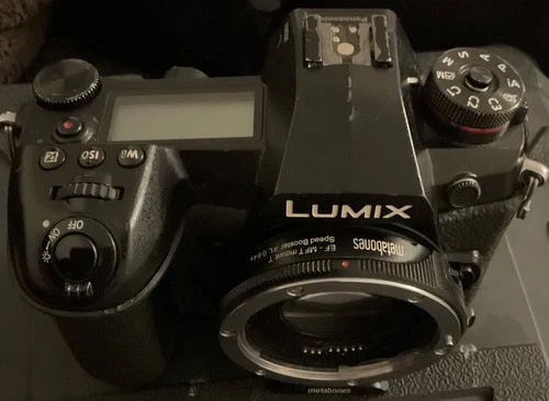 Panasonic LUMIX G9  20.3MP Digital Camera - Black (Kit with Leica DG 12-60mm...