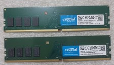 Crucial 16GB 2X8GB DDR4 PC4-21300 2666MHZ 288 1xr8 CL 19 desktop ram memory